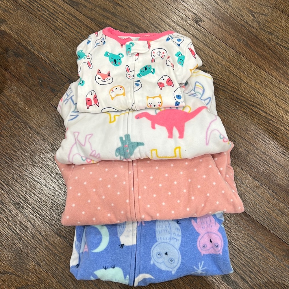 18 month footed  pajamas